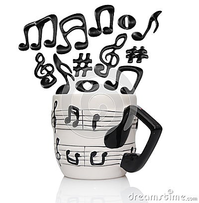 Indulge music and song Stock Photo