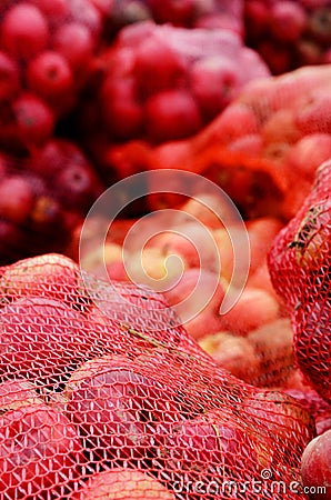 Industrial apple for apple juice Stock Photo