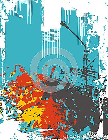 Industrial Background Vector Illustration