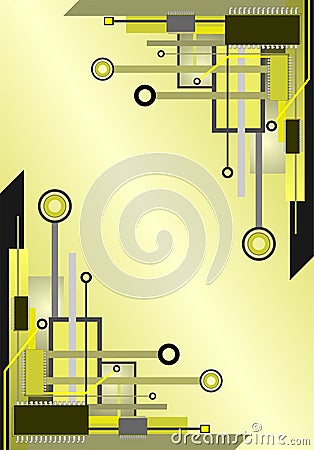 Industrial background Vector Illustration