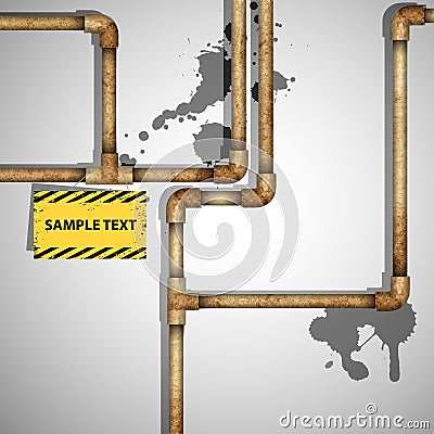 Industrial background Vector Illustration