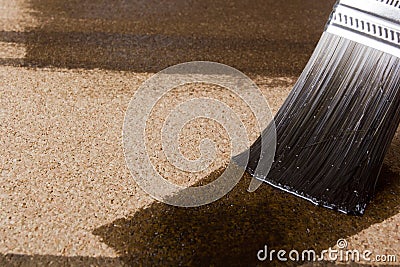 Industrial brush Stock Photo