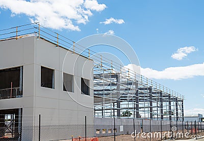Industrial construction site Stock Photo