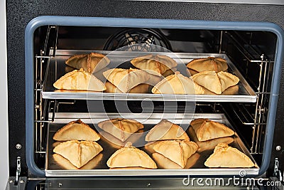 Industrial convection oven for catering. Professional kitchen equipment Stock Photo