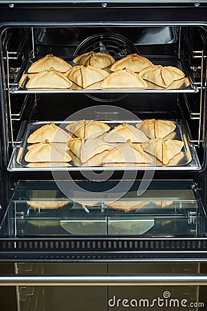 Industrial convection oven for catering. Professional kitchen equipment Stock Photo