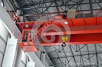 Industrial Crane Stock Photo