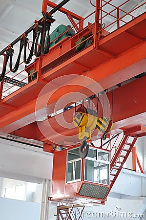 Industrial Crane Stock Photo