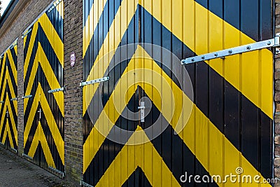 Industrial doors Stock Photo