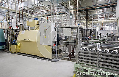 Industrial factory interior Stock Photo