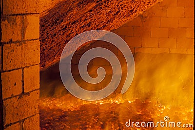 Industrial furnace Stock Photo