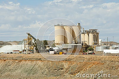 Mining Process Plant Stock Photo