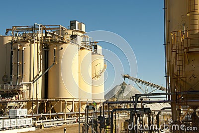 Mining Process Plant Stock Photo