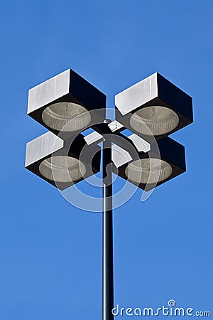 Industrial grade commercial street light Stock Photo