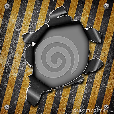 Industrial grungy steel plate Stock Photo