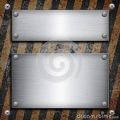 Industrial grungy steel plate Stock Photo