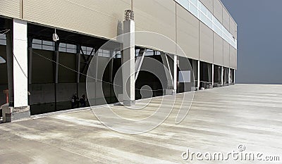 Industrial hall Stock Photo