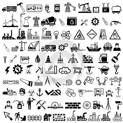 Industrial Icon Vector Illustration