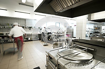 Industrial kitchen Stock Photo