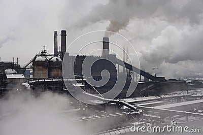 Industrial landscape Stock Photo