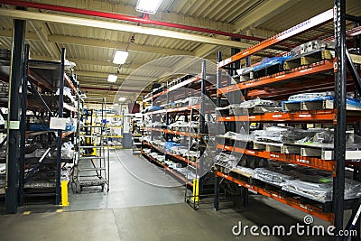 Industrial Manufacturing Factory Warehouse Facility Stock Photo