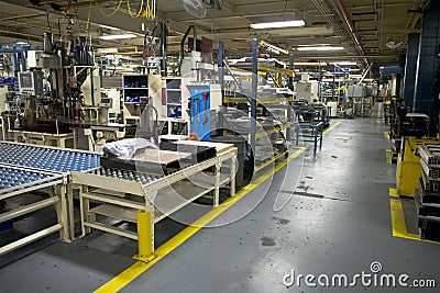 Industrial Manufacturing Factory Work Place Stock Photo