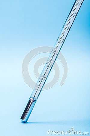 Industrial mercury thermometer Stock Photo