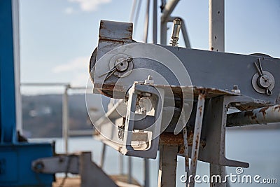 Industrial metal structure deatil Stock Photo