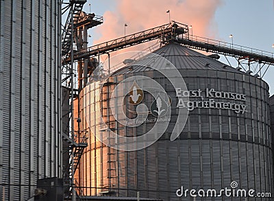 East Kansas AgriEnergy Editorial Stock Photo