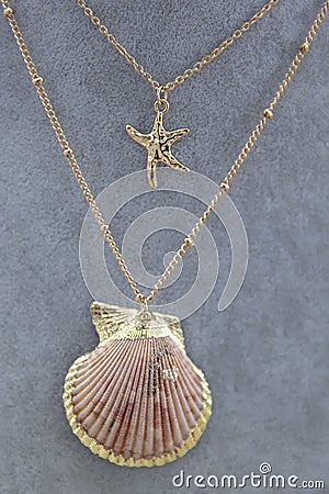 Industrial photography of necklaces. Precious jewelry Stock Photo