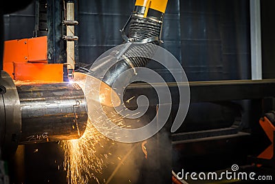 Industrial plasma cutter Stock Photo