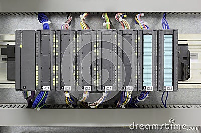 Industrial PLC Stock Photo