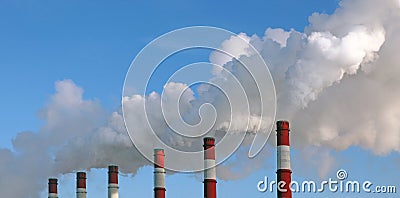 Industrial pollution Stock Photo