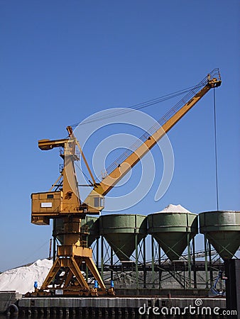 Industrial port Stock Photo