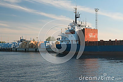 Industrial port Stock Photo