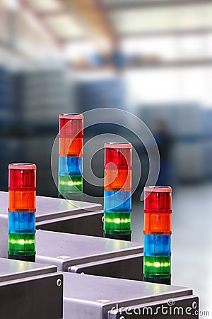 Industrial Production Stock Photo