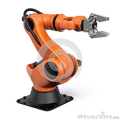 Industrial robot Stock Photo