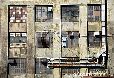 Industrial ruin Stock Photo