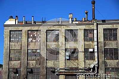 Industrial ruin Stock Photo