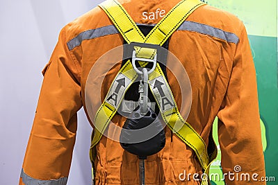 Industrial safety harness Stock Photo