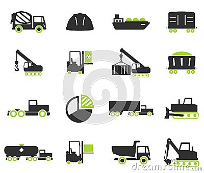 Industrial simply icons Vector Illustration