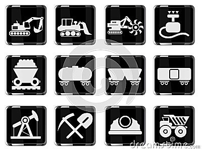 Industrial simply icons Vector Illustration