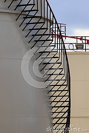 Industrial Stairs Stock Photo