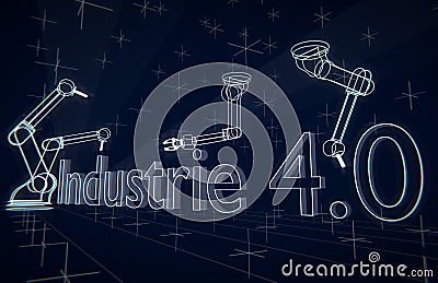 Industrie 4.0 Stock Photo