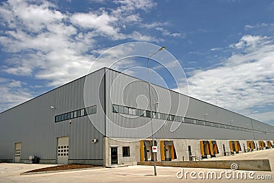 Industries hall Stock Photo