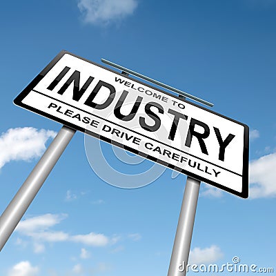 Industry concept. Stock Photo