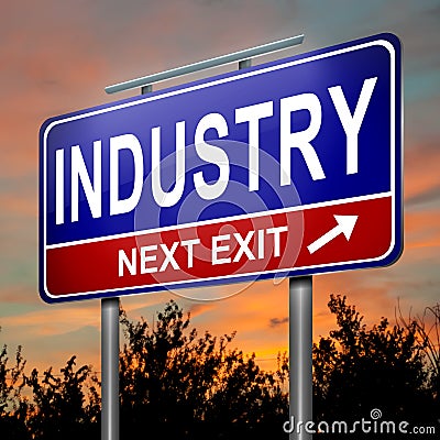 Industry concept. Stock Photo