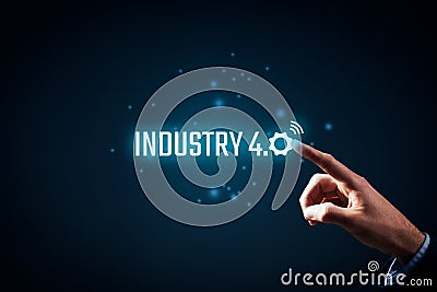 Industry 4.0 concept Stock Photo