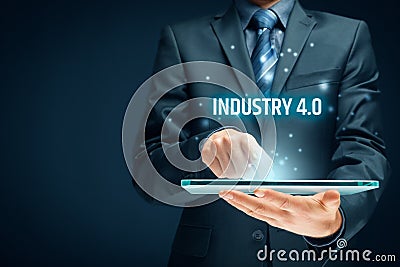 Industry 4.0 concept Stock Photo