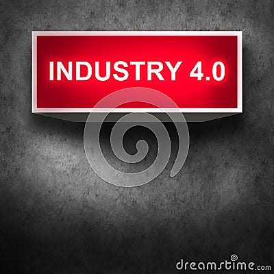 Industry 4.0 concept, background Stock Photo