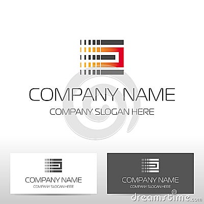 Industry logo design Vector Illustration